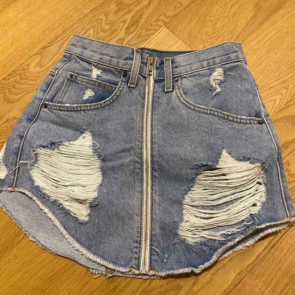 Carmar denim skirt